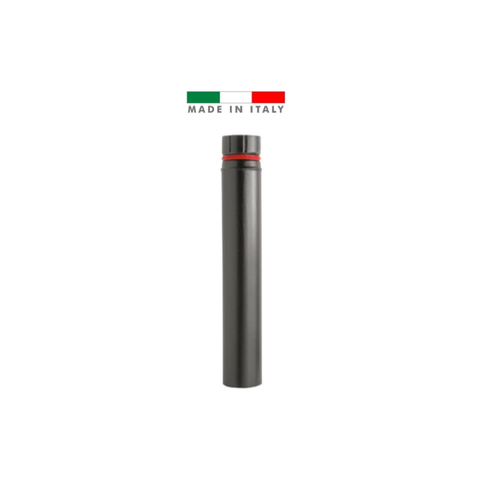 312 - Tubo Italiano porcelanado Negro 500 x 80 mm