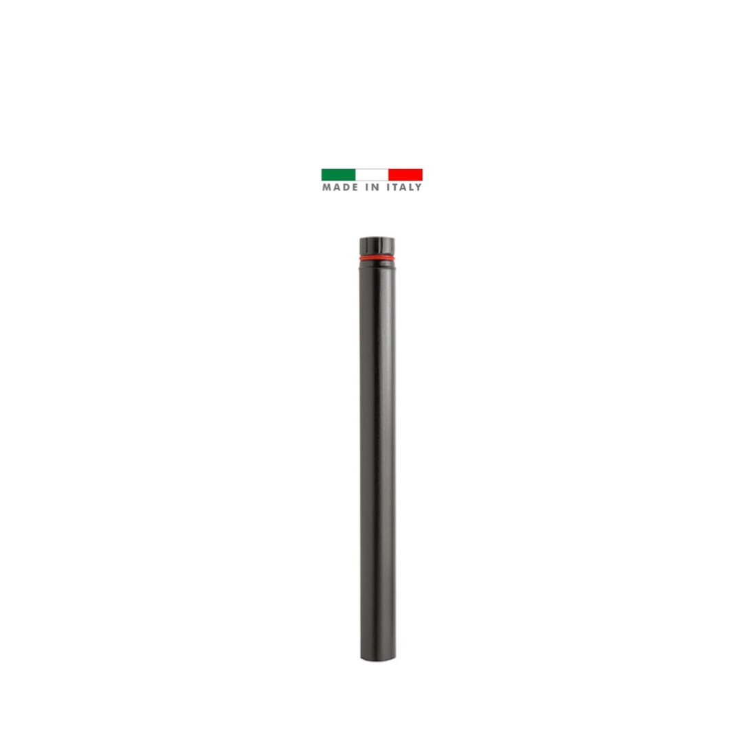 311 - Tubo Italiano porcelanado Negro 1000 x 80 mm